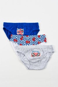 Lot von 30 Einheiten | Box mit 3 Spiderman-Unterhosen für Kinder | Offiziell lizenzierte Produkte | SUN CITY-Gruppe