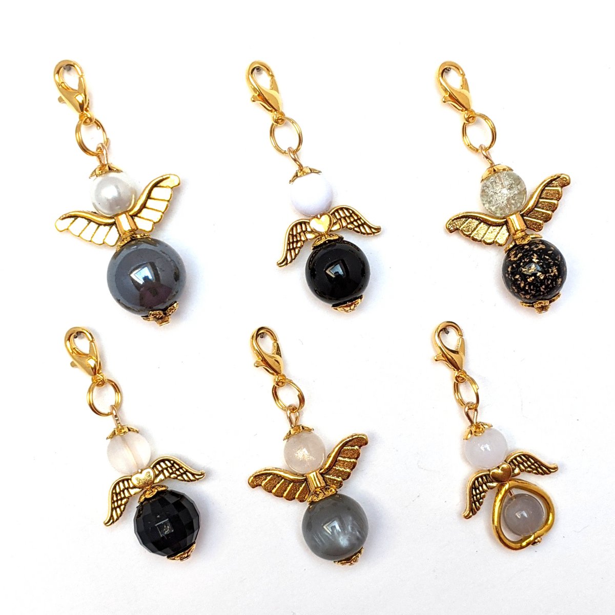 Schutzengel schwarz gold