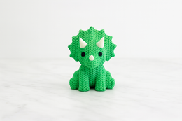 Eterna Wonder — Figura de dinosaurio estilo tejido — Objeto decorativo — Verde