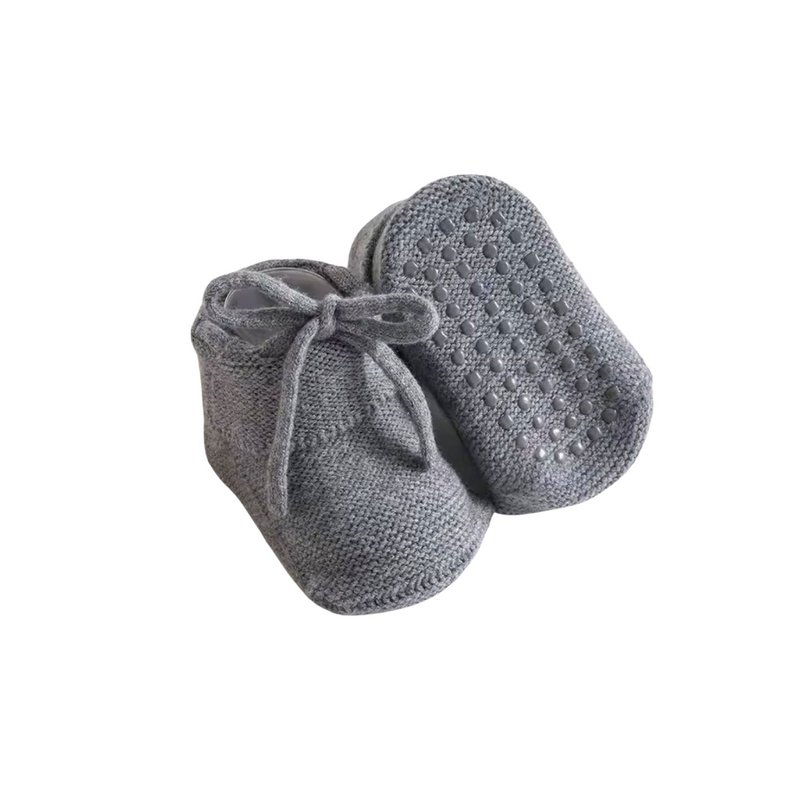 Gestrickte Babyschuhe rutschfest | Efeu und Soof