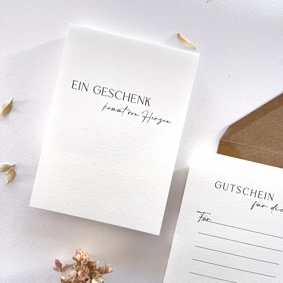 Gutscheinkarte für deinen Lieblingsmenschen