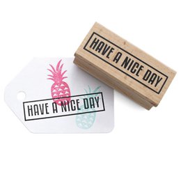 Have a Nice Day, Rubber Stamp – Perfect for Stationery & Gift Shops