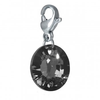 Charm Cosmopolitan crystal gray stainless steel