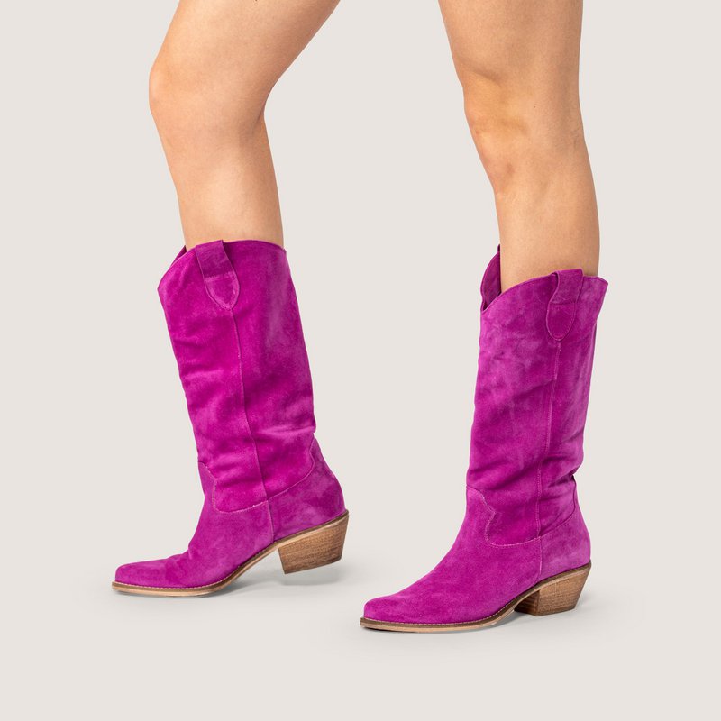 Jesse Purple Texan Boots