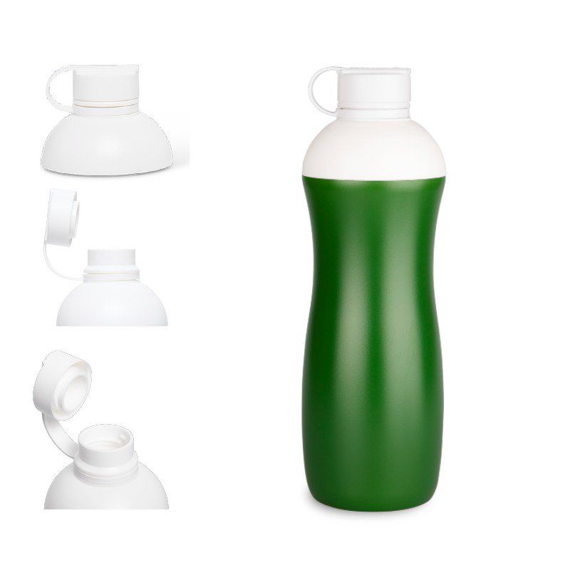 Biodrup Sportflasche biobasiert 500ml Grün