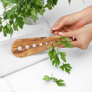 Handmade Olive Wood Herb Stripper