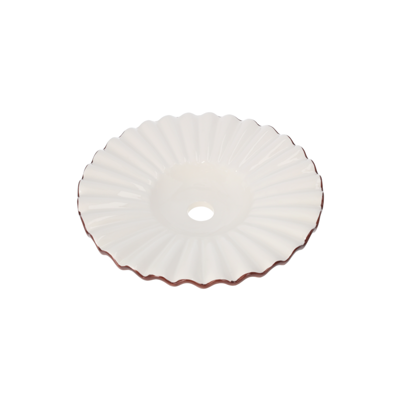 Lampenschirm aus Keramik, D 39 H 8 cm, Ersatz für Kronleuchter