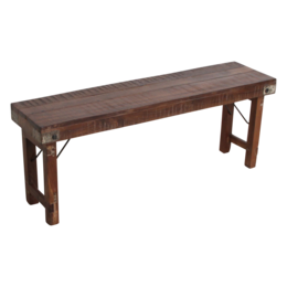 Wooden bench foldable 120 cm