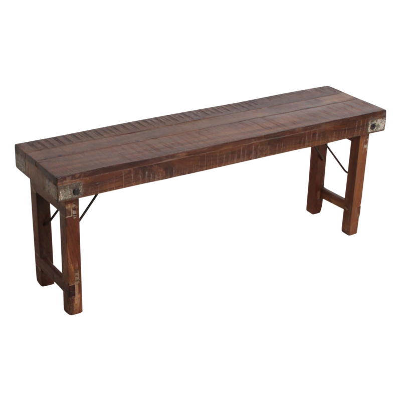 Wooden bench foldable 120 cm