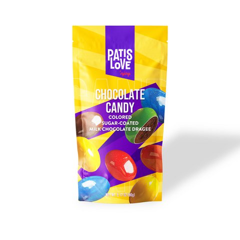 Milchschokolade Dragee-farbige zuckerbeschichtete Milchschokolade Dragee