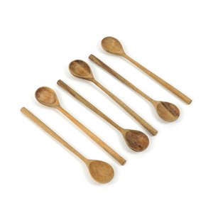 Theelepel aca naturel s/6