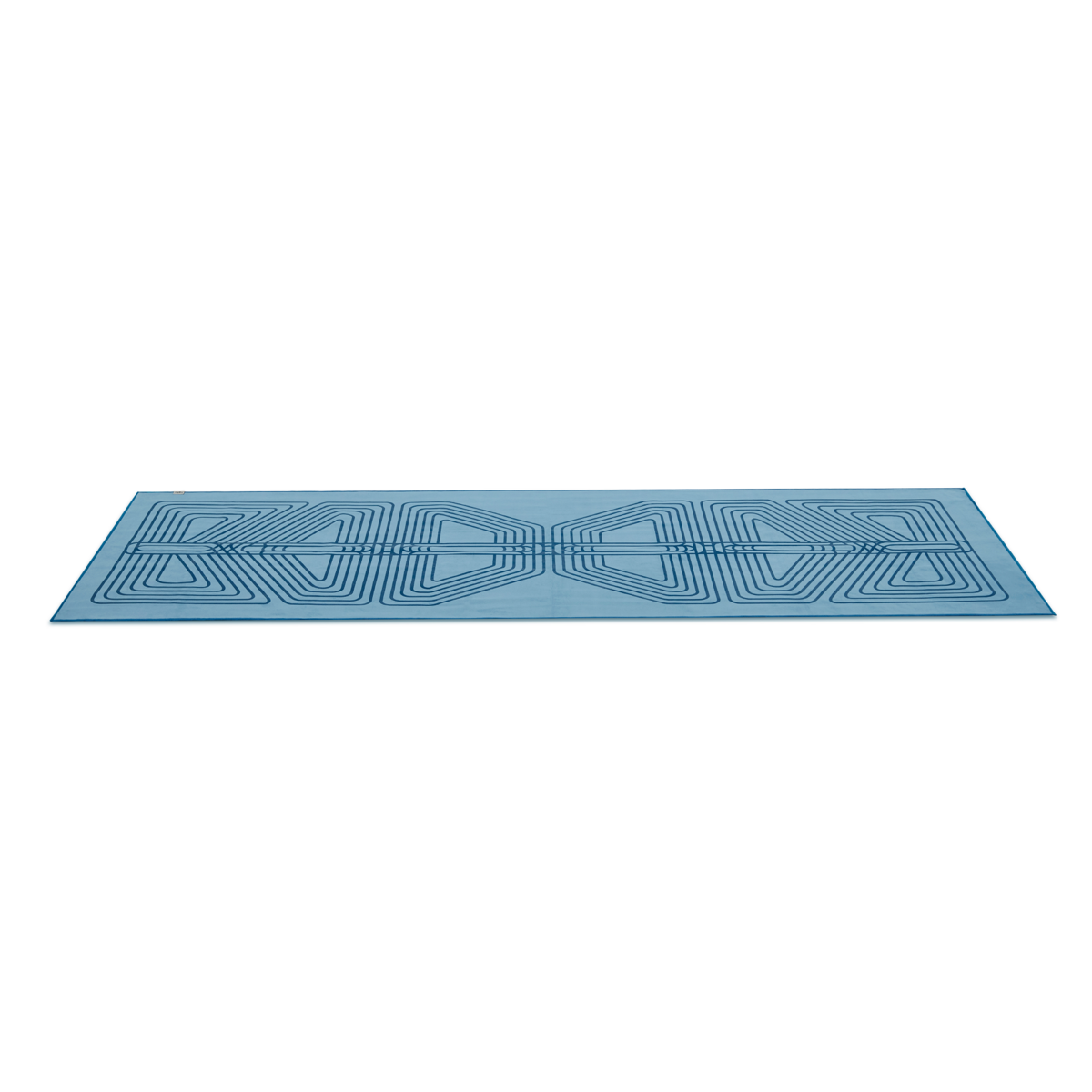 Gecko Warrior Yoga Towel - Ocean Blue