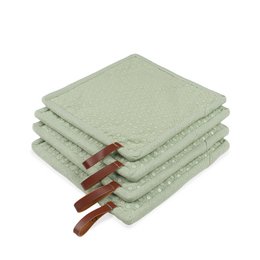 CH&F Grydeholder med Lomme | Silikone prikker |  20x20 cm