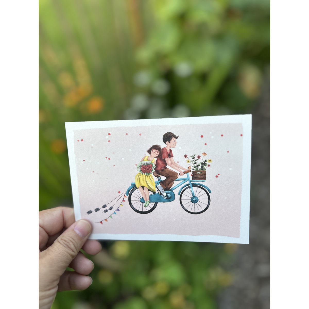 Postal - felices para siempre