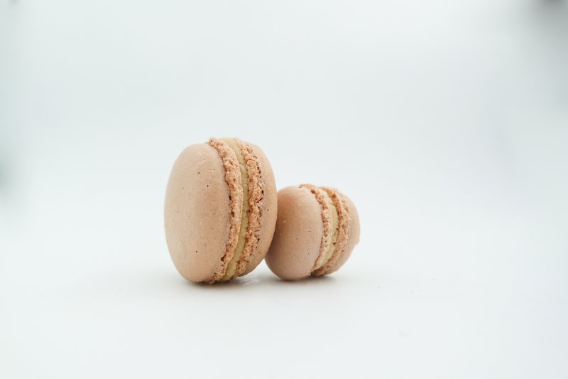 Saltede karamel macarons