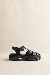 CALA BLACK- Chunky Fisherman Sandals