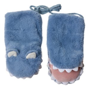 Mittens child 10x20 cm blue