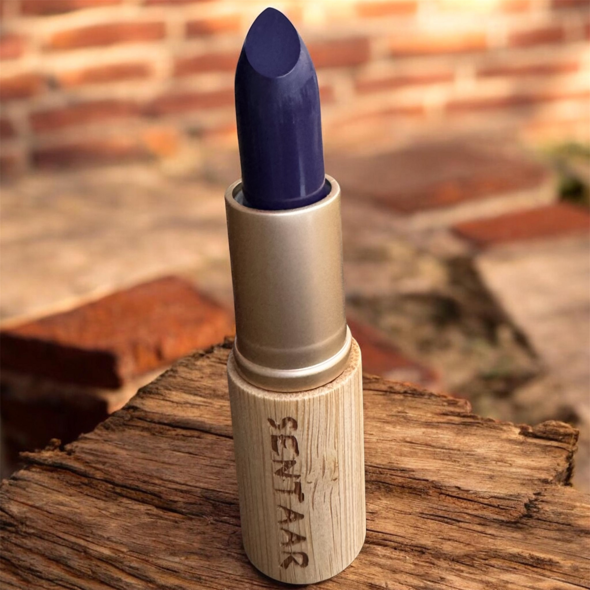 Rouge à Lèvres Minéral Hydratant AZURITE – Longue Tenue – Sans Mica naturel