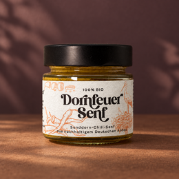 Thornfire mustard – sea buckthorn chili mustard