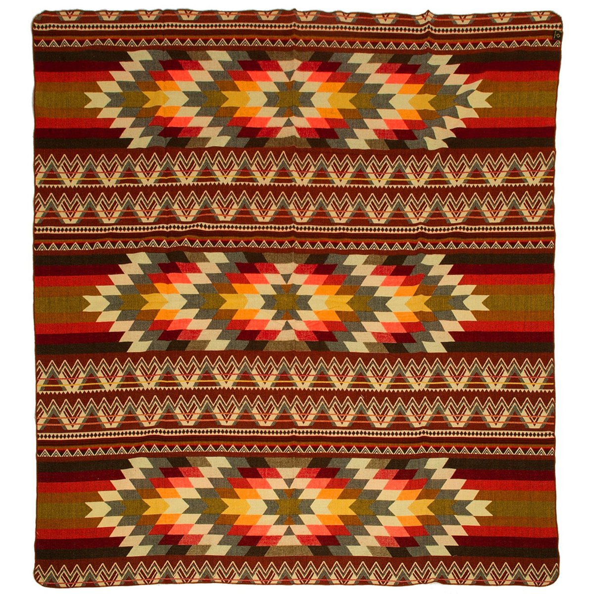 Coperta di alpaca ecuadoriana | coperta nativa | Arancia Antisana