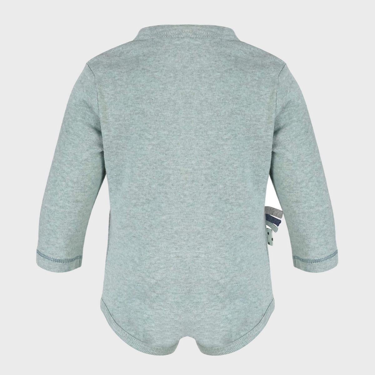 OrganicEra Organic Baby L/S Bodysuit, Aqua