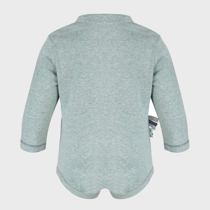 OrganicEra Organic Baby L/S Bodysuit, Aqua