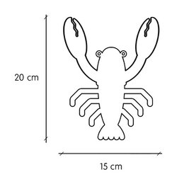 Colgador de pared de langosta