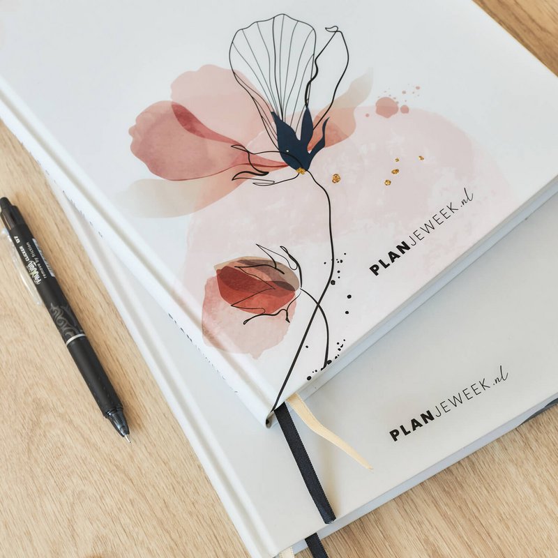 Prikkelarme jaarplanner Lotus - ongedateerd