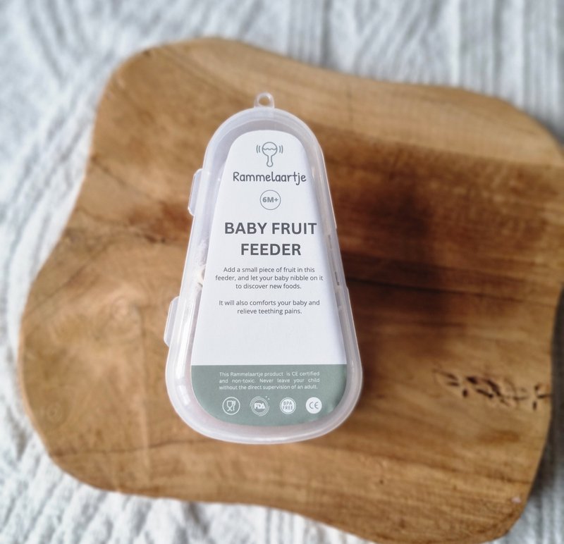 Fruit Feeder Pacifier - Beige Dotted