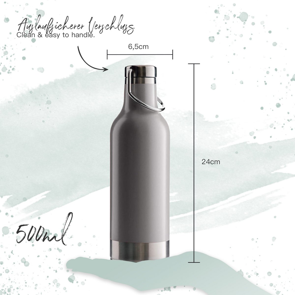 Thermoflasche Handle Rose 0,5 Liter