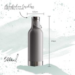 Thermoflasche Handle Rose 0,5 Liter
