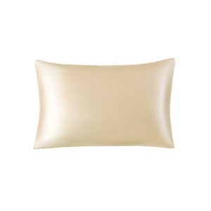 Seidenkissenbezug Beige