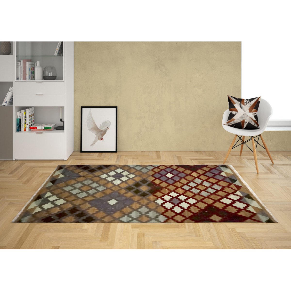 Dywan Kilim Geometryczny Driftwood