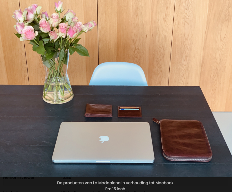 Mallette de bureau en cuir Madda - blanc