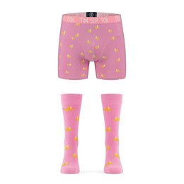 Bananer - matchende sokker og boxershorts