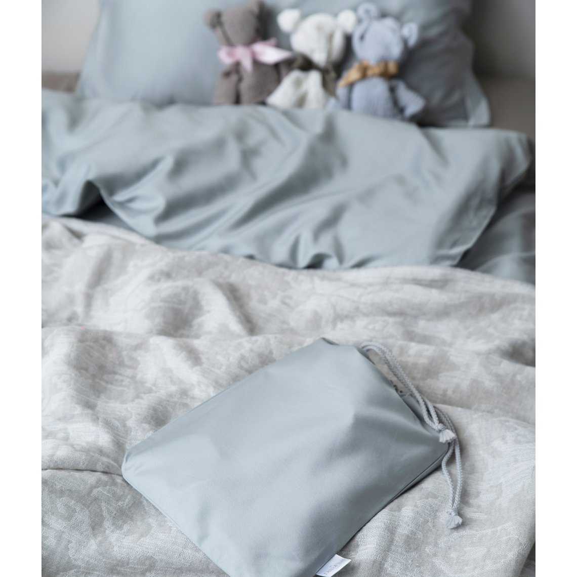 Beddengoedset voor kinderen met etui Solid Crystal