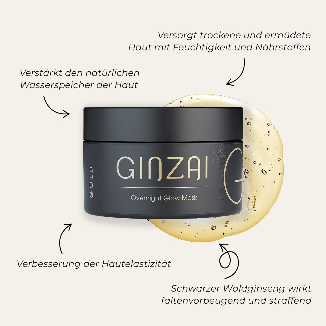 Gezichtsmasker om te kalmeren en strakker te maken met ginseng