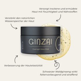 Ansigtsmaske til beroligende og opstrammende med ginseng