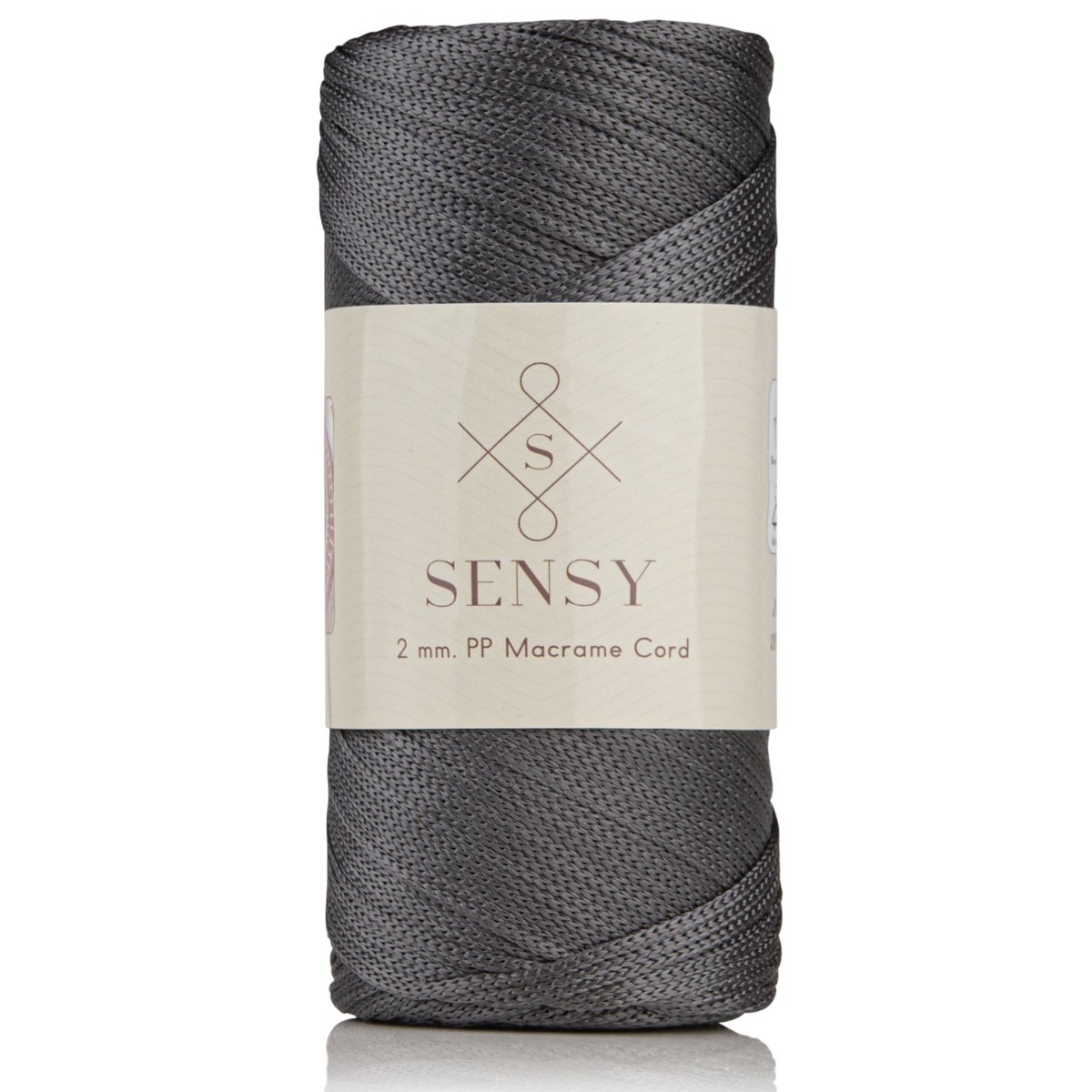 Sensy Premium 2 mm - 251 yards 100% polyester macrame ledning
