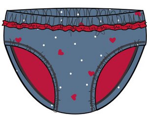 Diaper swimming trunks