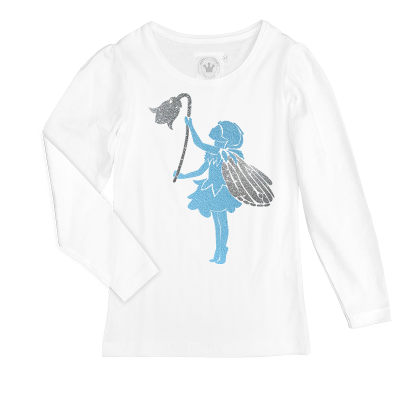 Mädchen T-Shirt Blumenelfe