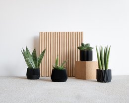 Set di 4 pentole Nero – Oslo Origami Kobe Stockholm