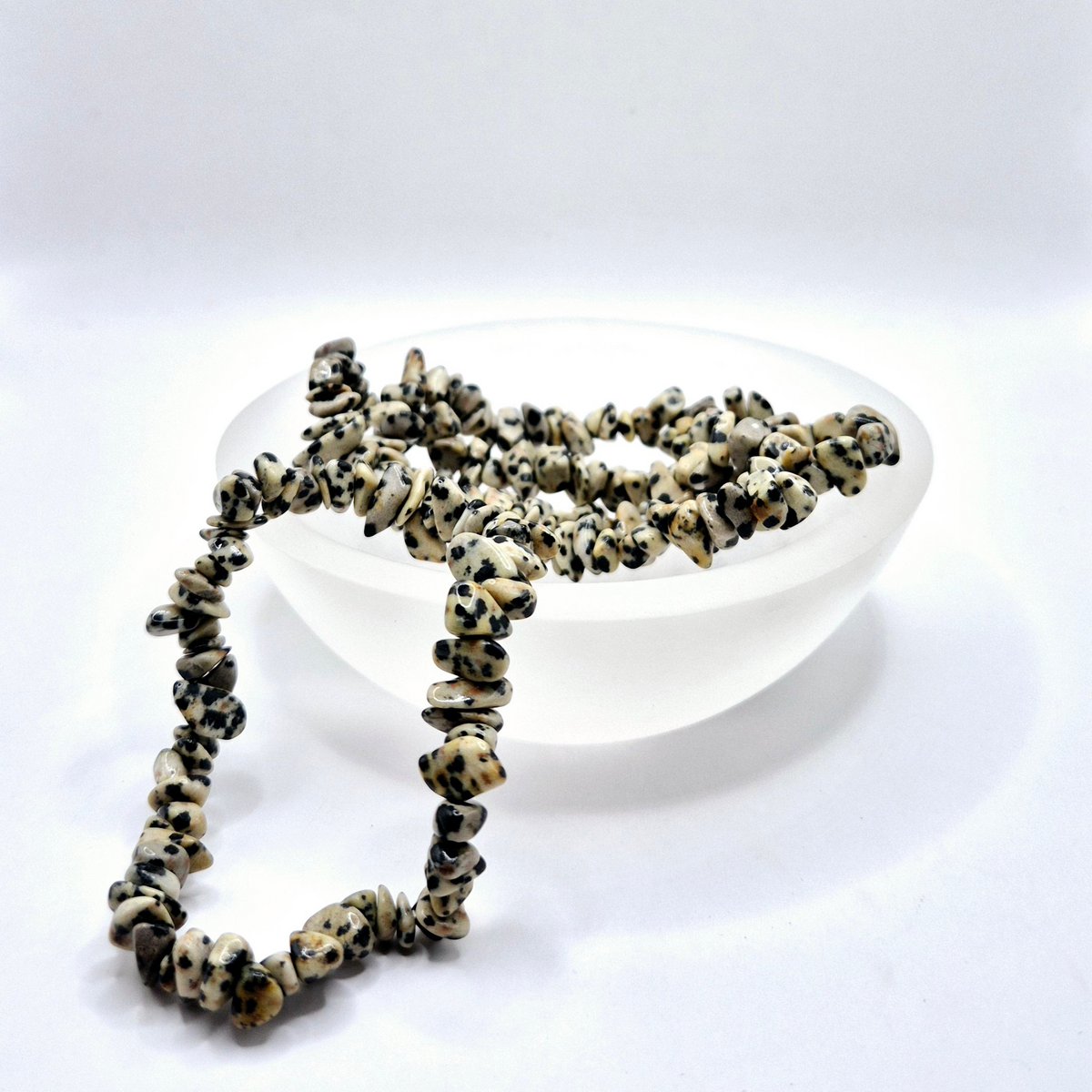 Bracelet en quartz fumé avec pierres précieuses en cristal / éclats de quartz fumé - 19 cm