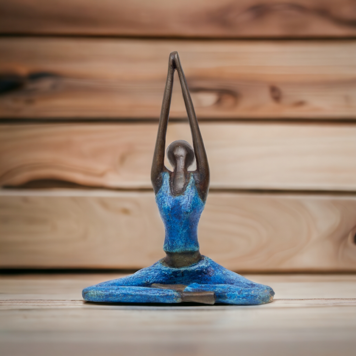 Bronze skulptur yoga "Adeline" | af Hamidou | forskellige farver og størrelser