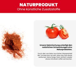 Sanuus tomatoes spice salt herbal salt - seasoning mixture with sea salt, herbs & tomato powder