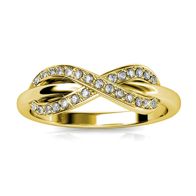 Anello Trist - Oro e cristallo