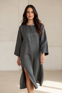 Vestido Linho Mulher