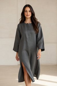 Vestido Linho Mulher