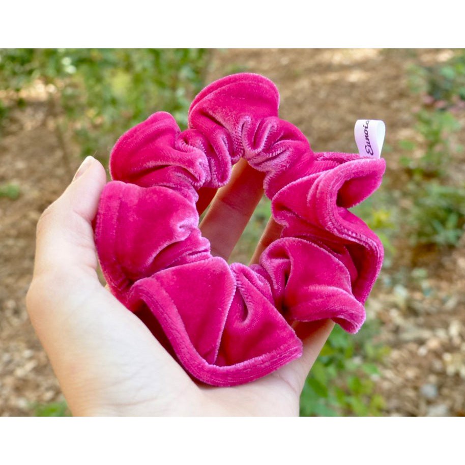 Malinowa Scrunchie