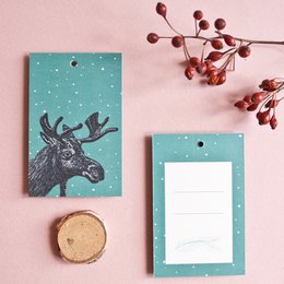 Gift tag set Christmas (8 pcs.)